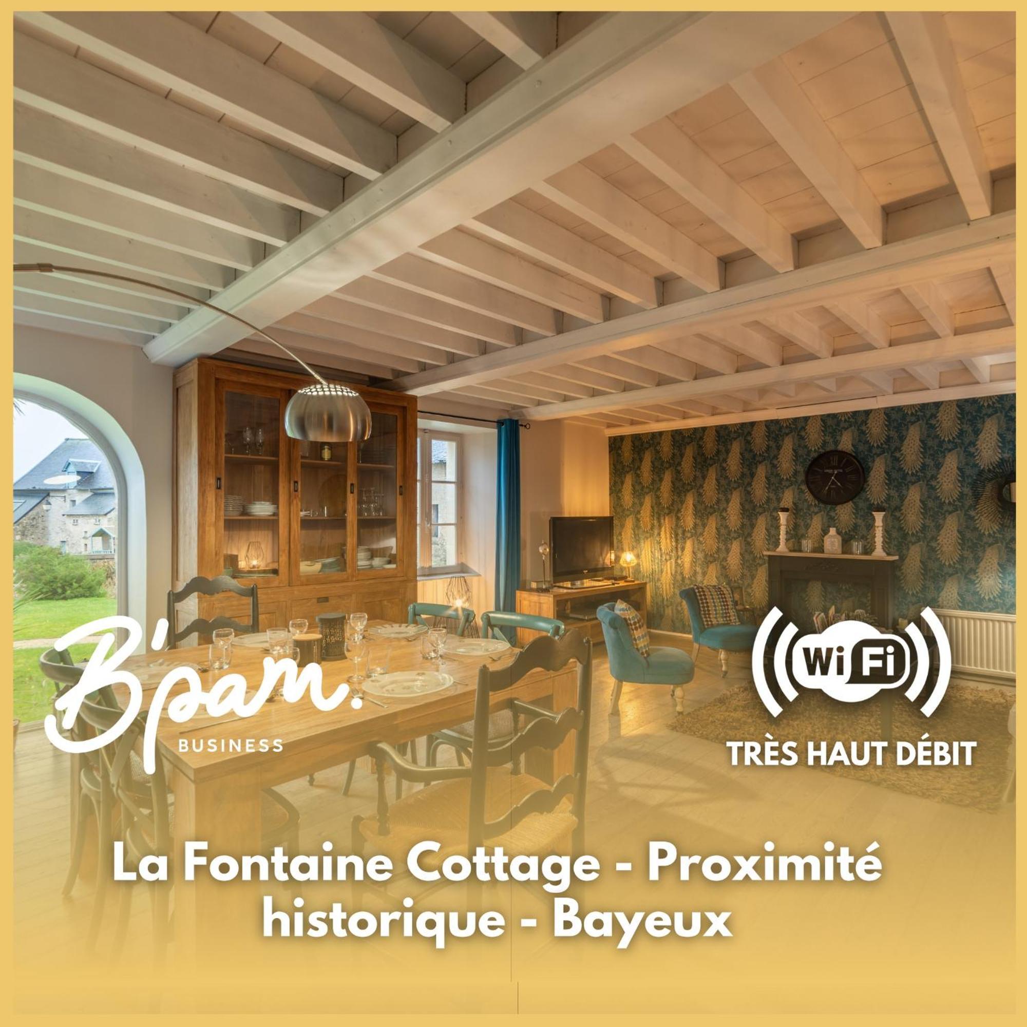 La Fontaine Cottage - Proximite Historique - Bayeux Saint-Loup-Hors Kültér fotó